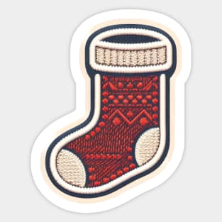 Christmas Sock Sticker